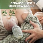 haakaa Silikon Milchpumpe 100 ml – Manuelle Brustpumpe mit natürlicher Saugkraft für Stillende – Bild 4