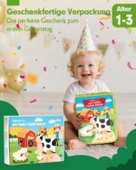 hahaland Montessori Quiet Book Bauernhof – 20 Lernaktivitäten für Babys ab 1 Jahr – Bild 10
