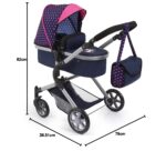 Bayer Design City Neo Puppenwagen – 2in1 Kombi-System mit Wickeltasche für Puppen bis 52 cm – Bild 3
