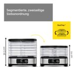 YOER VitaSave FD01S Dörrautomat Edelstahl – 450W Dehydrator mit 6 Ebenen & Timer – Bild 9