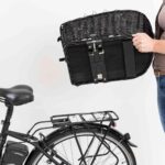 TRIXIE Fahrradkorb Weide für Hunde bis 8 kg – Sicherer Hundekorb für Gepäckträger – Bild 6