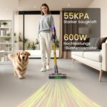 ISWEEPR X7 Akku-Staubsauger 55 kPa mit Wandladestation & Anti-Tangle-Bürste – Bild 2