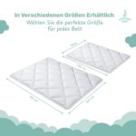 Babydecke 100x135 cm – Warme Kinderbettdecke mit Oeko-Tex Zertifikat für sicheren Schlaf – Bild 7