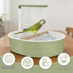 Automatische Vogeldusche mit Wasserfall – Vogelbad für Wellensittiche & Unzertrennliche – Bild 4