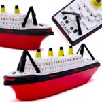 Toyland® 41cm Titanic-Spielzeugschiff – Schwimmendes Wasserspielzeug für Badewanne & Pool
