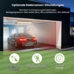 LEZOE LED Deckenleuchte 120cm mit Radar-Bewegungsmelder IP66 – 4200 Lumen Feuchtraumleuchte – Bild 2