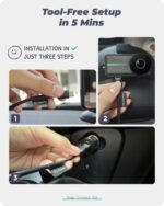 WEMOH Magnetische Baby Autokamera 5'' 1080P IPS – Rückfahrkamera für Zwillinge & Reboarder – Bild 6