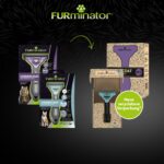 FURminator deShedding Tool für Katzen M/L – Unterfellbürste für Kurzhaar – Bild 2