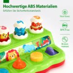 hahaland Pop-Up Spielzeug ab 1 Jahr mit Musik & Licht – Motorikspielzeug für Babys – Bild 8