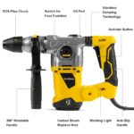 Enventor Bohrhammer 1500W SDS-Plus mit 4 Funktionen – Professionelle Schlagbohrmaschine – Bild 4
