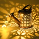 CNMTCCO Solar-Giesskanne Vintage Feenlampe – Sterndusche Gartenleuchte mit Aufhänger – Bild 2
