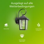 Philips Buzzard Aussenwandleuchte – IP44 Wetterfeste Gartenlampe aus Aluminium – Bild 2
