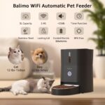 Balimo 3L Futterautomat für Katzen & Hunde – WiFi App-Steuerung mit Edelstahlnapf – Bild 6