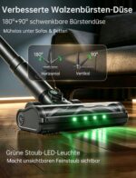 OXVAC Akku Staubsauger 58KPa & 70Min Laufzeit – Kabellos mit Smart Display & Wandladestation – Bild 8