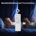 ANTENLICHT LED Deckenlampe 20W Geometrisches Design – Dimmbar mit Fernbedienung für Schlafzimmer – Bild 6