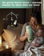 CHUNYEE Tragbarer Baby Flaschenwärmer 500 ml – 100W Schnellaufheizung mit USB-C für unterwegs – Bild 3