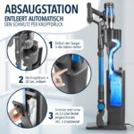CLEANmaxx AeroTec 500 Akku-Staubsauger mit Absaugstation – 60 Min Laufzeit & UV-C Milbenaufsatz – Bild 10