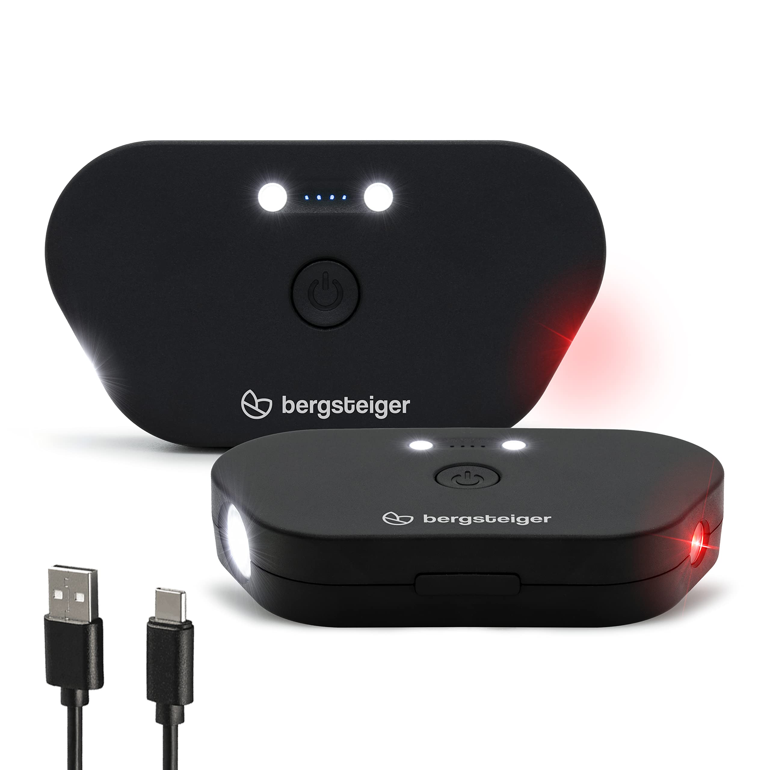 Bergsteiger LED Kinderwagenlicht 360° – USB-Akku Beleuchtung für sicheres Fahren