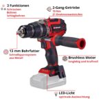 Einhell TP-CD 18/70 Li-i BL Akku-Schlagbohrschrauber – 70 Nm Brushless für Profis – Bild 4