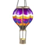 45 cm Heissluftballon Solarlaterne – Halloween Gartendeko mit Flammeneffekt – Bild 9