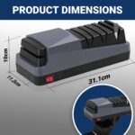 HechoVinen Elektrischer Messerschärfer 48W – 3-Stufen-System für Messer & Scheren – Bild 3