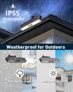 ICEKO KN Solarleuchten mit Bewegungsmelder – 600 Lumen LED für Garten & Balkon – Bild 2