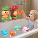 OR OR TU Baby Badespielzeug Set – Wassermühle & Aufziehspielzeuge für Babys ab 18 Monaten – Bild 2