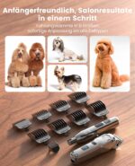 oneisall 4-in-1 Hundeschermaschine – Profi-Fellpflege für dickes Fell mit 4h Akku – Bild 8