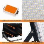 CREATESTAR 150W LED Strahler Warmweiss 15000LM – IP65 Aussenstrahler für Garten & Sportplatz – Bild 3