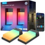 Govee Outdoor Wandleuchte RGBIC 1500lm – Smart Aussenbeleuchtung IP65 für Veranda & Balkon
