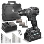 STAHLWERK Akku-Schlagbohrschrauber ASB-20 ST 20V Brushless – 60 Nm, 2-Gang, 4 Ah Li-Ion, 50-tlg. Set