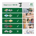 Bosch EasyImpact 18V-40 Akku Schlagbohrschrauber – Vielseitig & ergonomisch mit 2 Akkus – Bild 8