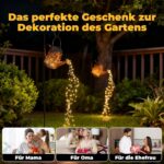 OUSFOT Solar-Gießkanne mit 90 LEDs & Kolibri-Projektion – Kaskaden-Gartenleuchte IP44 – Bild 6