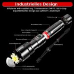 Shadowhawk S1479 LED-Taschenlampe 500000 Lumen – 1000m Reichweite & 24h Laufzeit – Bild 9