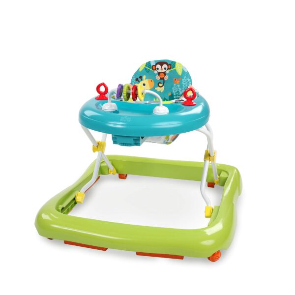 Bright Starts Giggling Safari Lauflernwagen – Lauflernhilfe mit 3 Höhen für Babys ab 6 Monaten