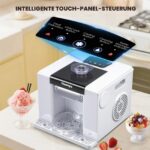 Huanyu Schneeflocken-Eismaschine 60kg/24H – Automatische Rasiereis-Maschine mit Touchscreen – Bild 3