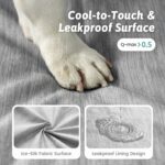 COZY KISS Orthopädisches Hundebett 91x69cm – Gelenkentlastung für grosse Hunde – Bild 4