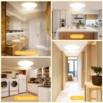 OUILA LED Deckenleuchte Ø30cm 24W 2400lm – Flache Badlampe IP44 Wasserdicht – Bild 6