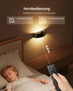 FULNIX 2er Set Akku-Wandleuchte mit Bewegungsmelder – Smart Innenbeleuchtung mit RGB & Fernbedienung – Bild 9