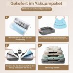 EHEYCIGA Orthopädisches Hundebett 91x68cm – Memory Foam Hundesofa mit Nackenstütze – Bild 7