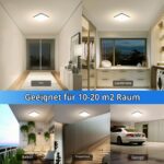 30W LED Deckenleuchte mit Bewegungsmelder – 2400 Lumen Neutralweiss für Innen – Bild 7