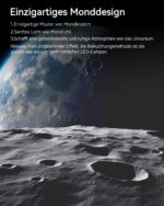 Aphyni Mondlicht LED Deckenleuchte Ø40 cm, 33W dimmbar – 3000–6500 K mit Timer für Schlafzimmer – Bild 4
