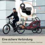 Qeridoo KUFA-20 Fahrradkupplung – Edelstahl-Anhänger-Anschluss für E-Bikes – Bild 3