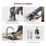 Ultenic Akku-Staubsauger 55000 Pa mit Anti-Tangle-Bürste – 80 Min Laufzeit für Tierhaare – Bild 10