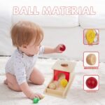 Adena Montessori Object Permanence Box – Holzspielzeug für Babys & Kleinkinder ab 6 Monaten – Bild 4
