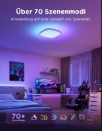 Govee RGBIC Smart Deckenleuchte 24W – 16 Mio. Farben & KI-Steuerung für intelligente Wohnräume – Bild 8
