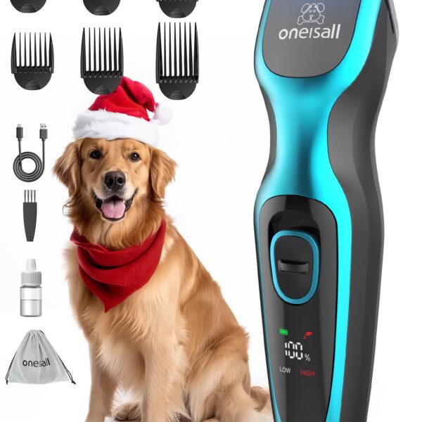 oneisall Hundeschermaschine DTJ001 – Profi Tierhaarschneider mit 7000 RPM Motor