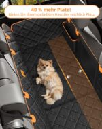 UPAWPIA Hundedecke Auto Rückbank 135x165cm – Wasserdicht & rutschfest für PKW, SUV, LKW – Bild 2