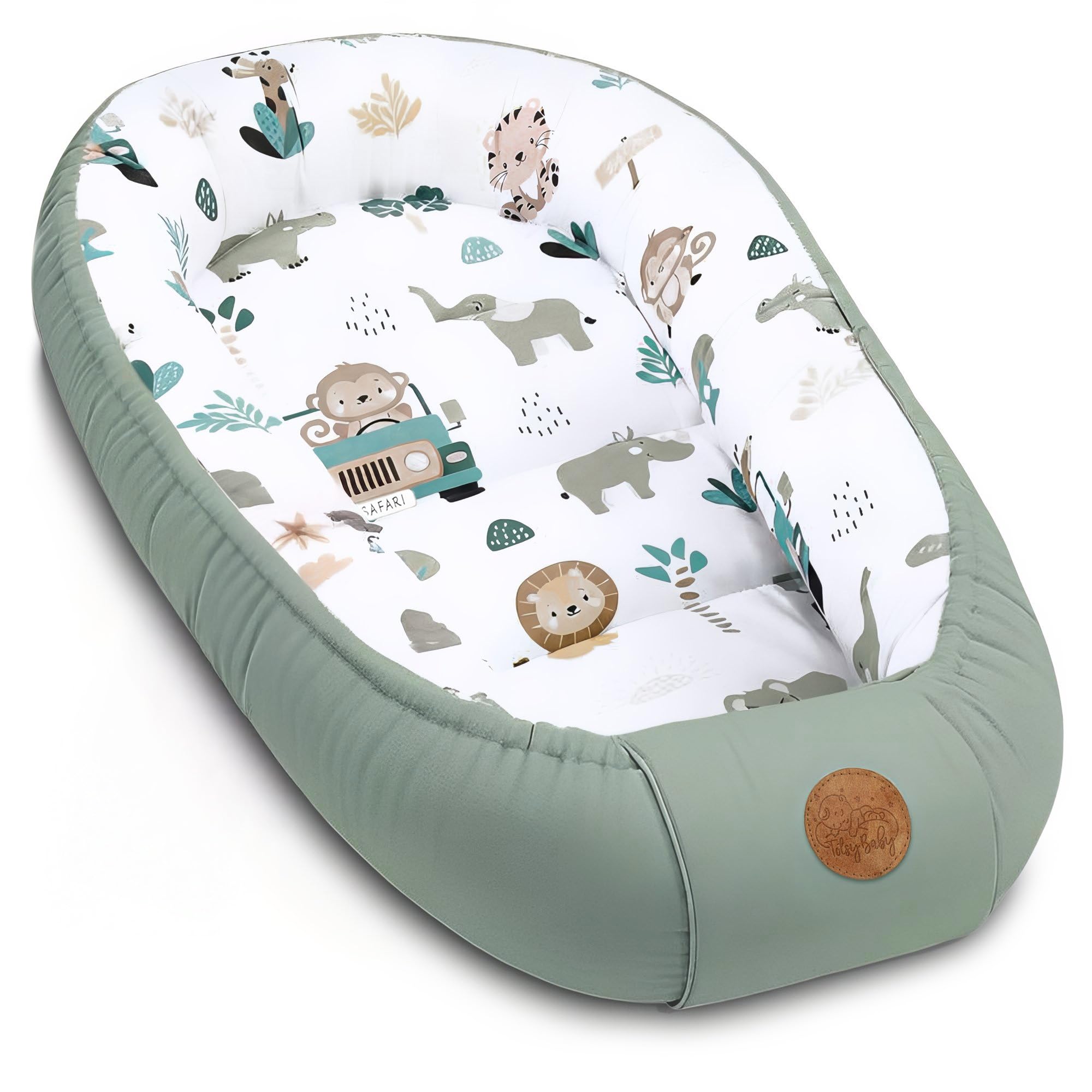 90 x 50 cm Babynest von Totsy Baby – Tragbares Nestchen für Neugeborene & Kleinkinder