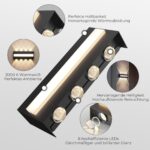 LED Wandleuchte Up-Down 12W 1200lm IP65 – Warmweiss 3000K Aluminium für Innen & Aussen – Bild 3